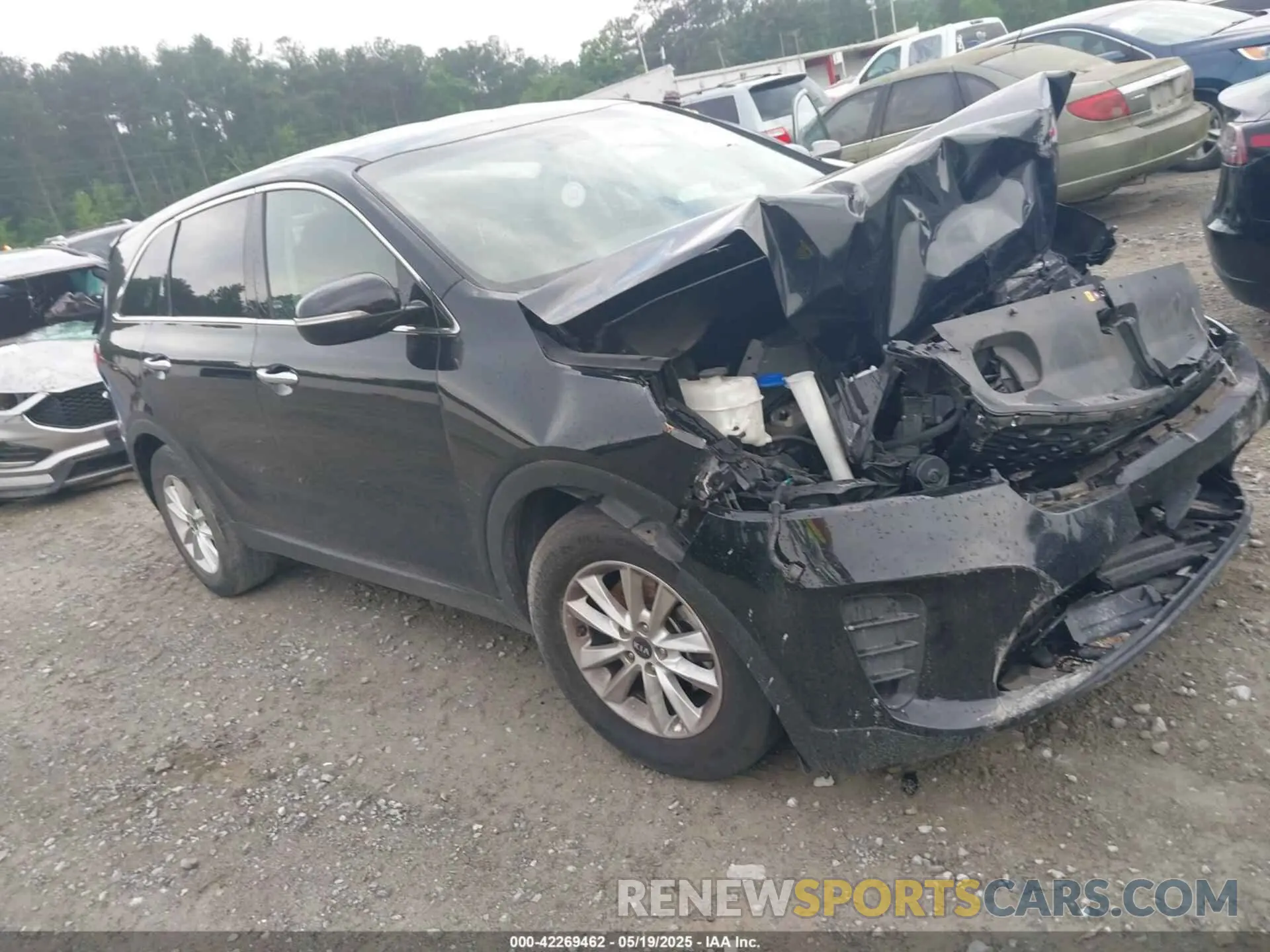 1 fotografías del automóvil dañado 5XYPG4A38KG581934 KIA SORENTO 2019