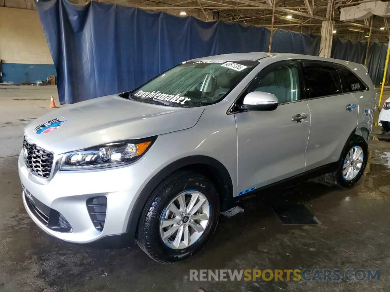1 fotografías del automóvil dañado 5XYPG4A38KG595395 KIA SORENTO 2019