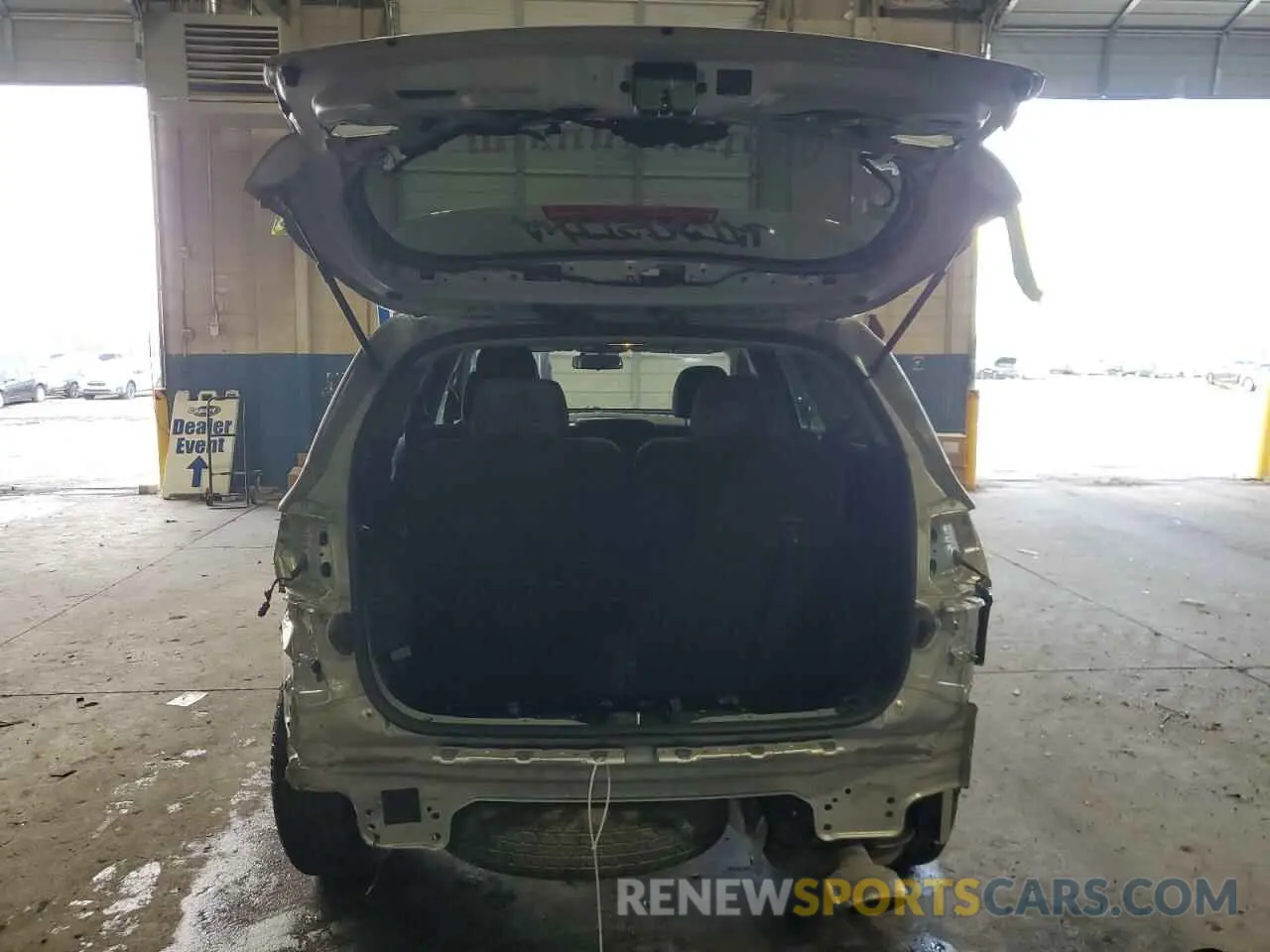6 fotografías del automóvil dañado 5XYPG4A38KG595395 KIA SORENTO 2019