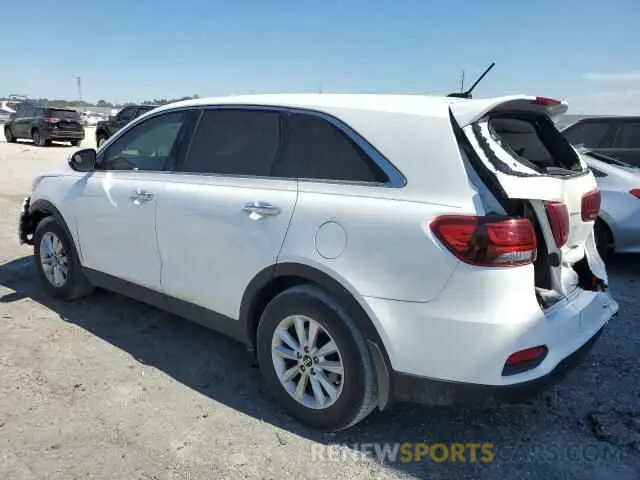 2 fotografías del automóvil dañado 5XYPG4A38KG610915 KIA SORENTO 2019