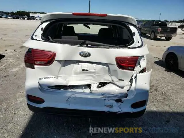 6 fotografías del automóvil dañado 5XYPG4A38KG610915 KIA SORENTO 2019