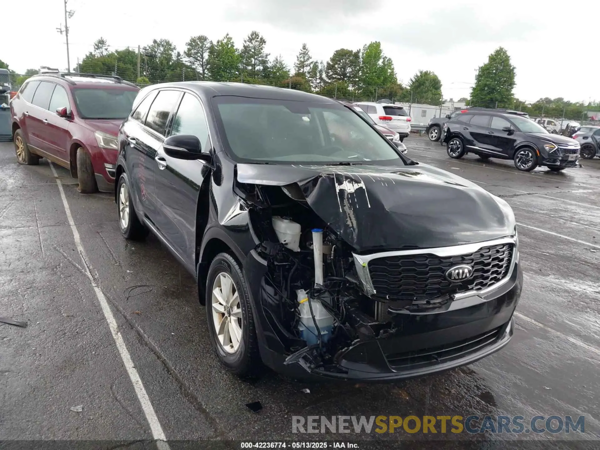 1 fotografías del automóvil dañado 5XYPG4A39KG584941 KIA SORENTO 2019