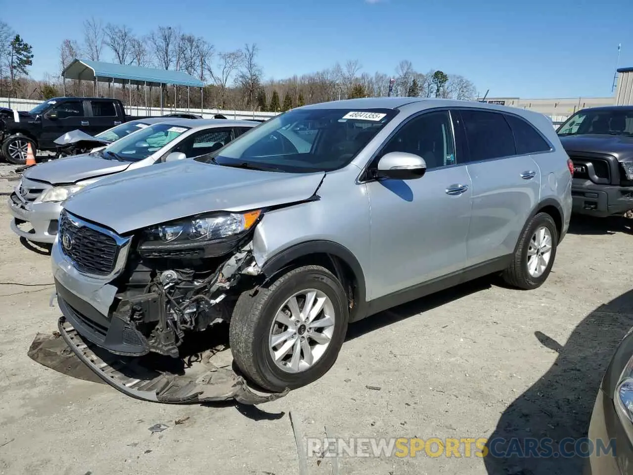 1 fotografías del automóvil dañado 5XYPG4A3XKG573950 KIA SORENTO 2019