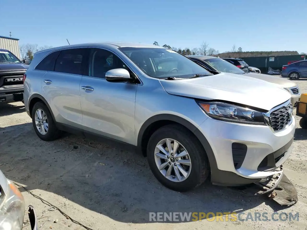 4 fotografías del automóvil dañado 5XYPG4A3XKG573950 KIA SORENTO 2019