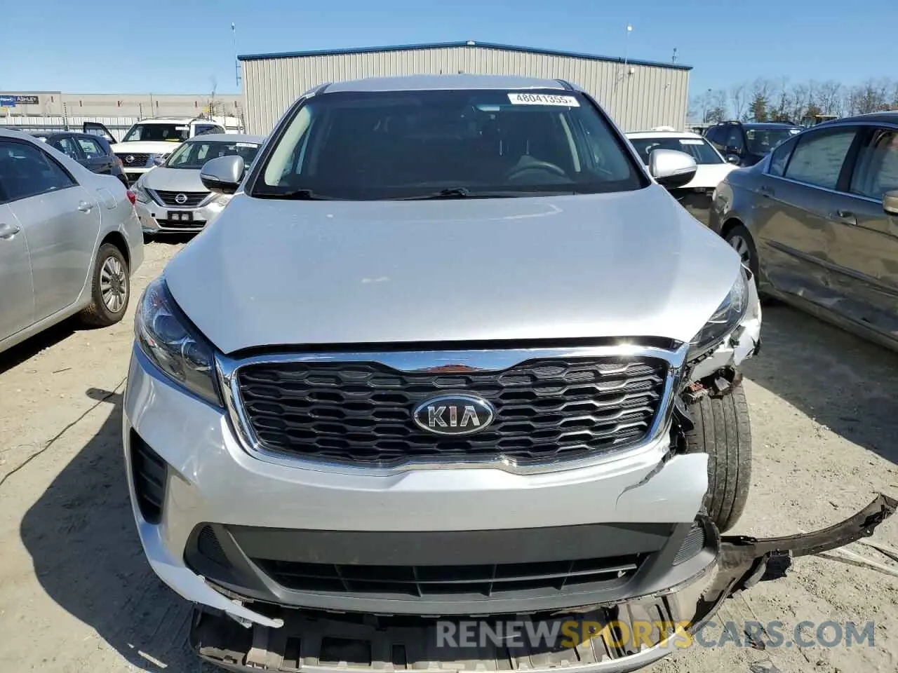 5 fotografías del automóvil dañado 5XYPG4A3XKG573950 KIA SORENTO 2019