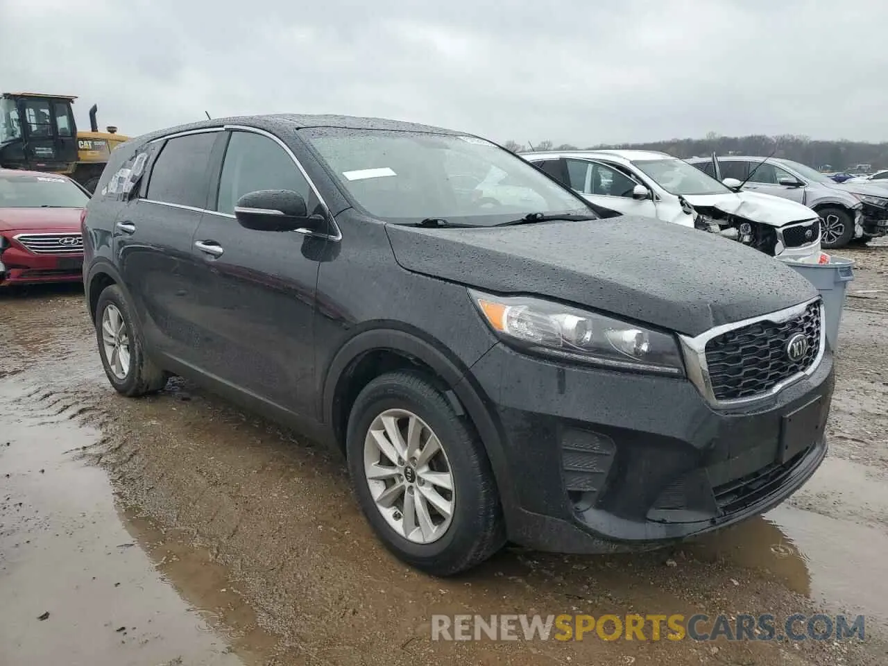 4 fotografías del automóvil dañado 5XYPG4A3XKG592725 KIA SORENTO 2019