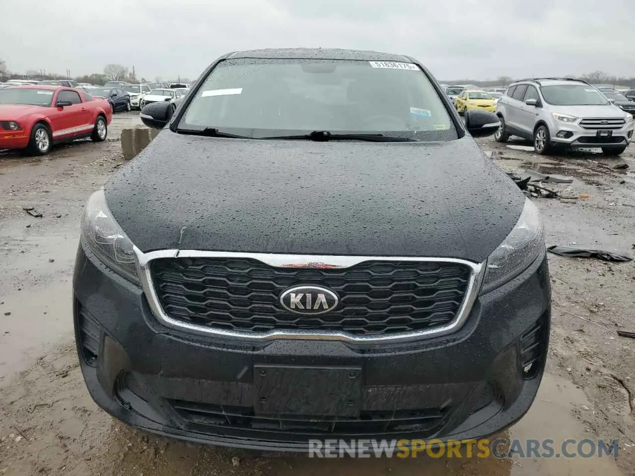 5 fotografías del automóvil dañado 5XYPG4A3XKG592725 KIA SORENTO 2019