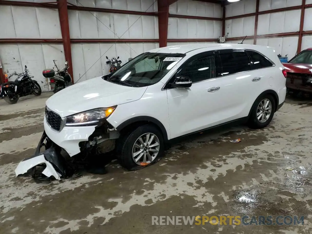 1 fotografías del automóvil dañado 5XYPG4A56KG558427 KIA SORENTO 2019