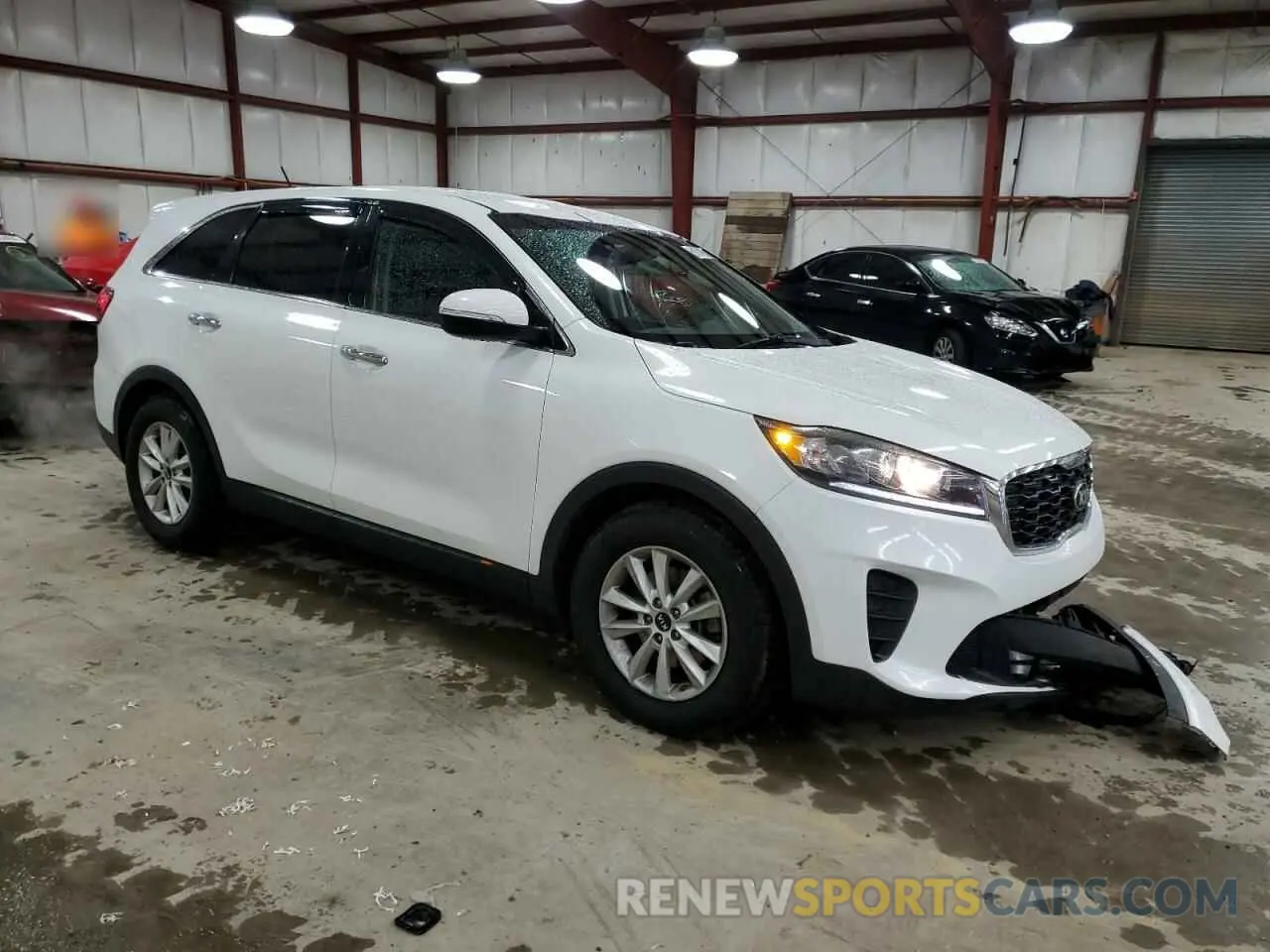 4 fotografías del automóvil dañado 5XYPG4A56KG558427 KIA SORENTO 2019
