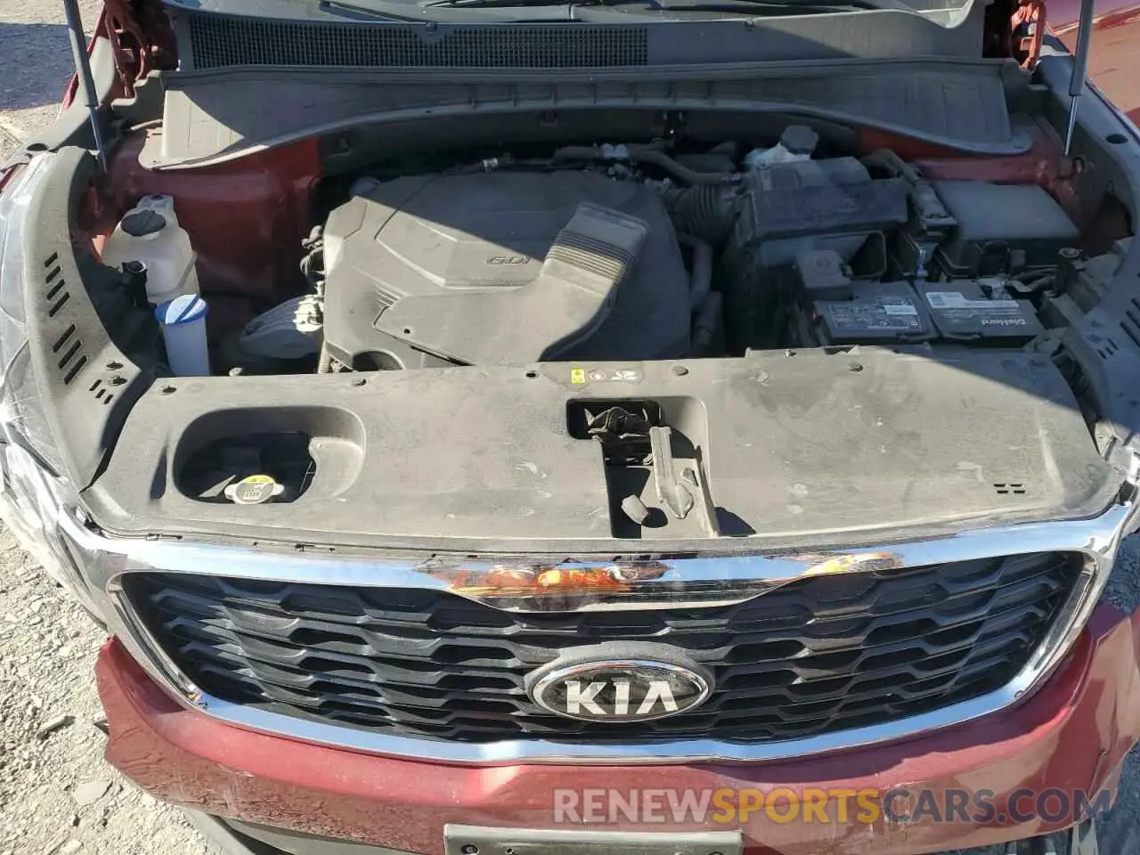 11 fotografías del automóvil dañado 5XYPG4A57KG572059 KIA SORENTO 2019
