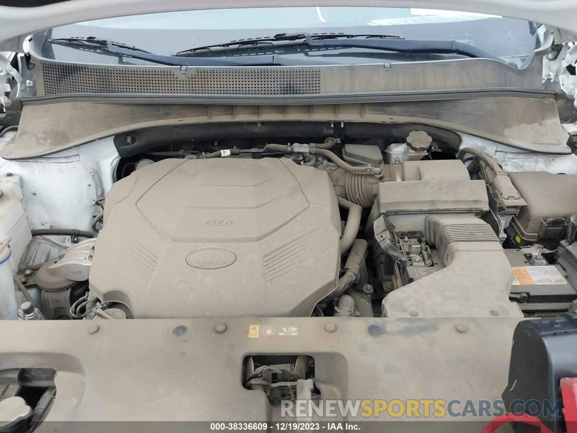 10 fotografías del automóvil dañado 5XYPG4A5XKG570869 KIA SORENTO 2019