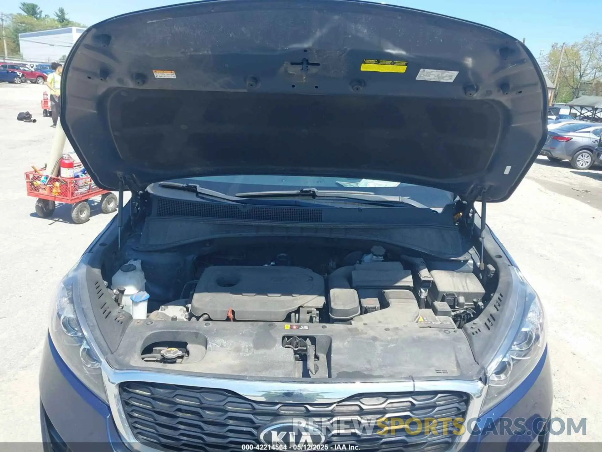 10 fotografías del automóvil dañado 5XYPGDA32KG433827 KIA SORENTO 2019