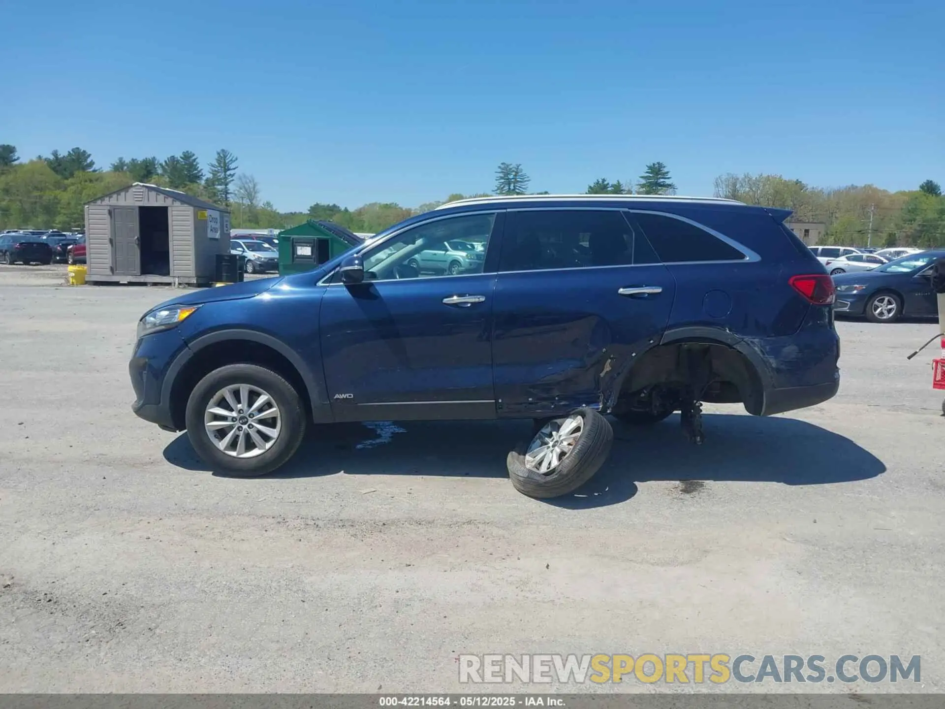 14 fotografías del automóvil dañado 5XYPGDA32KG433827 KIA SORENTO 2019