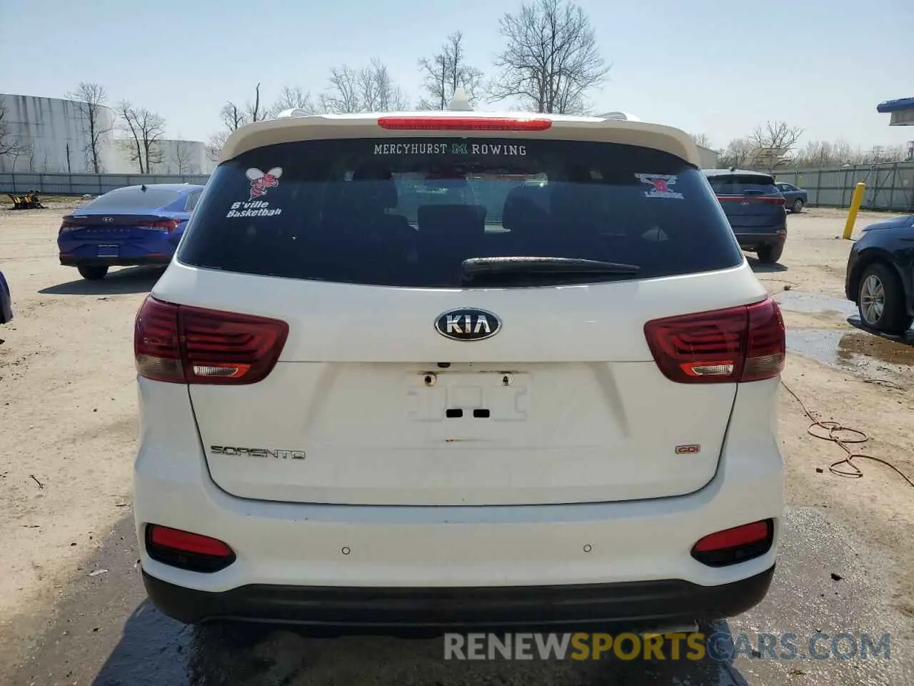 6 fotografías del automóvil dañado 5XYPGDA32KG439451 KIA SORENTO 2019