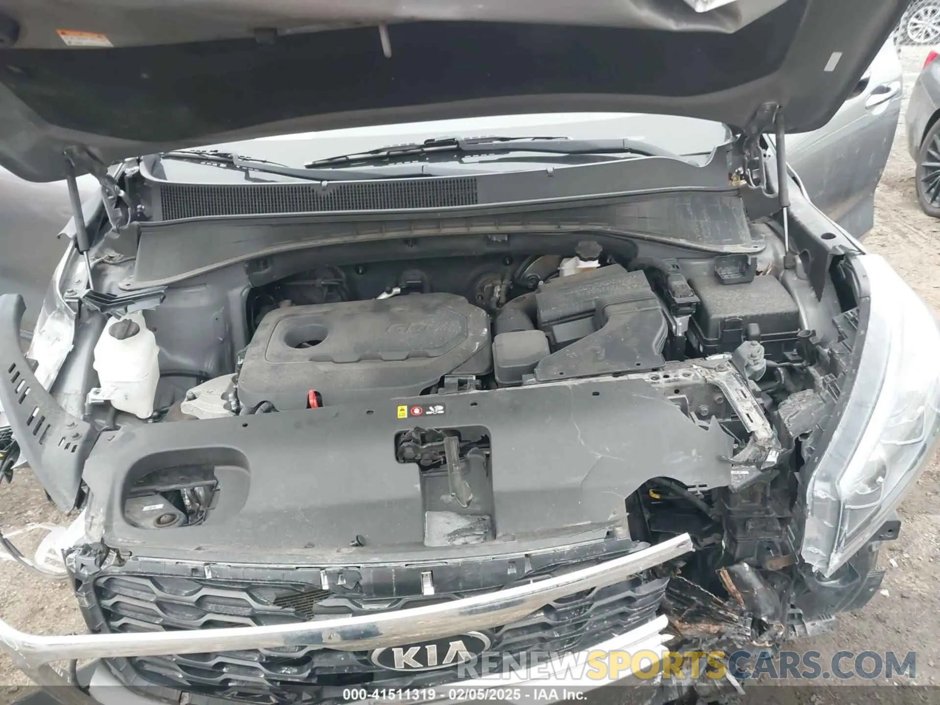 10 fotografías del automóvil dañado 5XYPGDA33KG508972 KIA SORENTO 2019