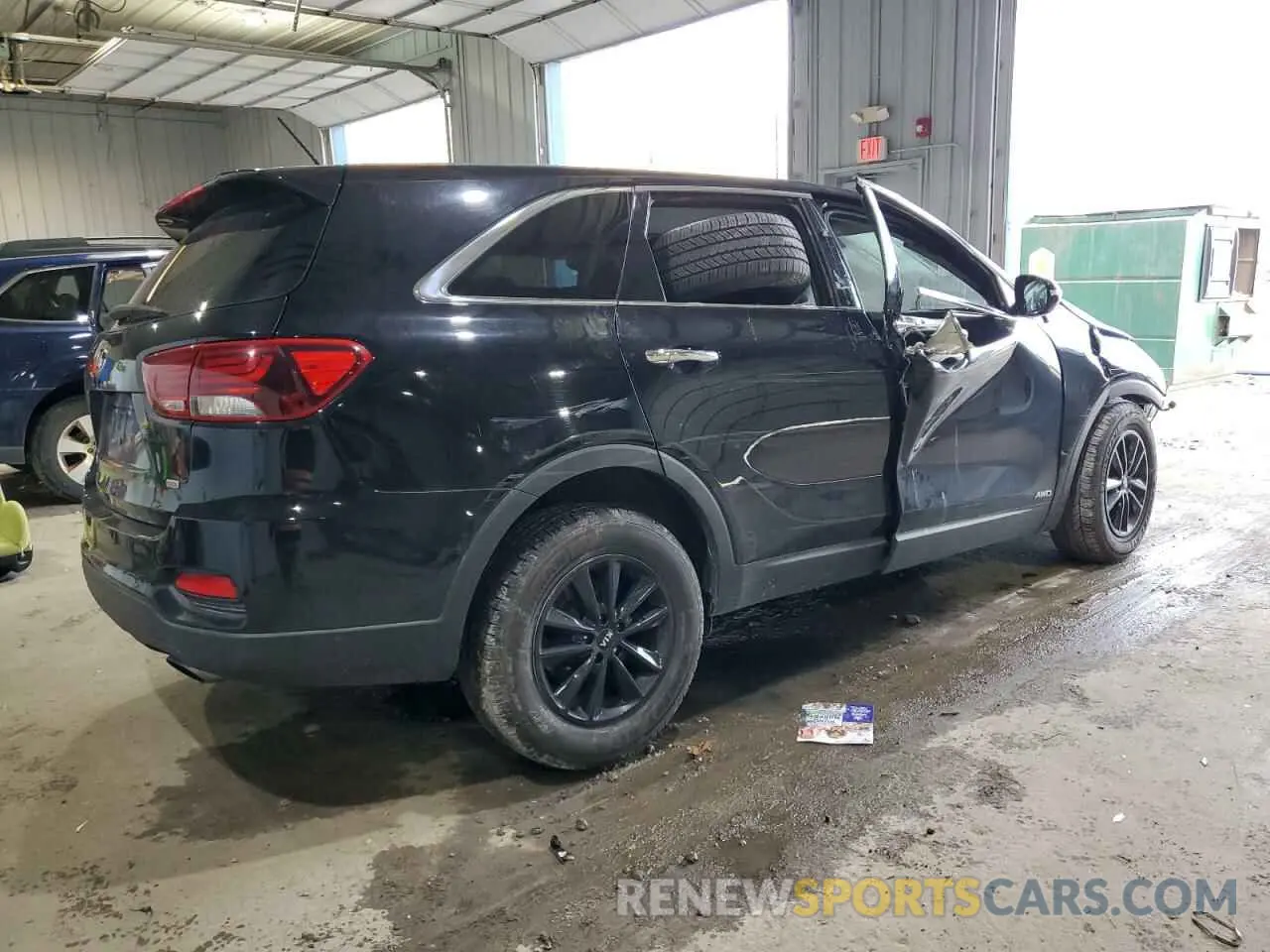 3 fotografías del automóvil dañado 5XYPGDA33KG548324 KIA SORENTO 2019