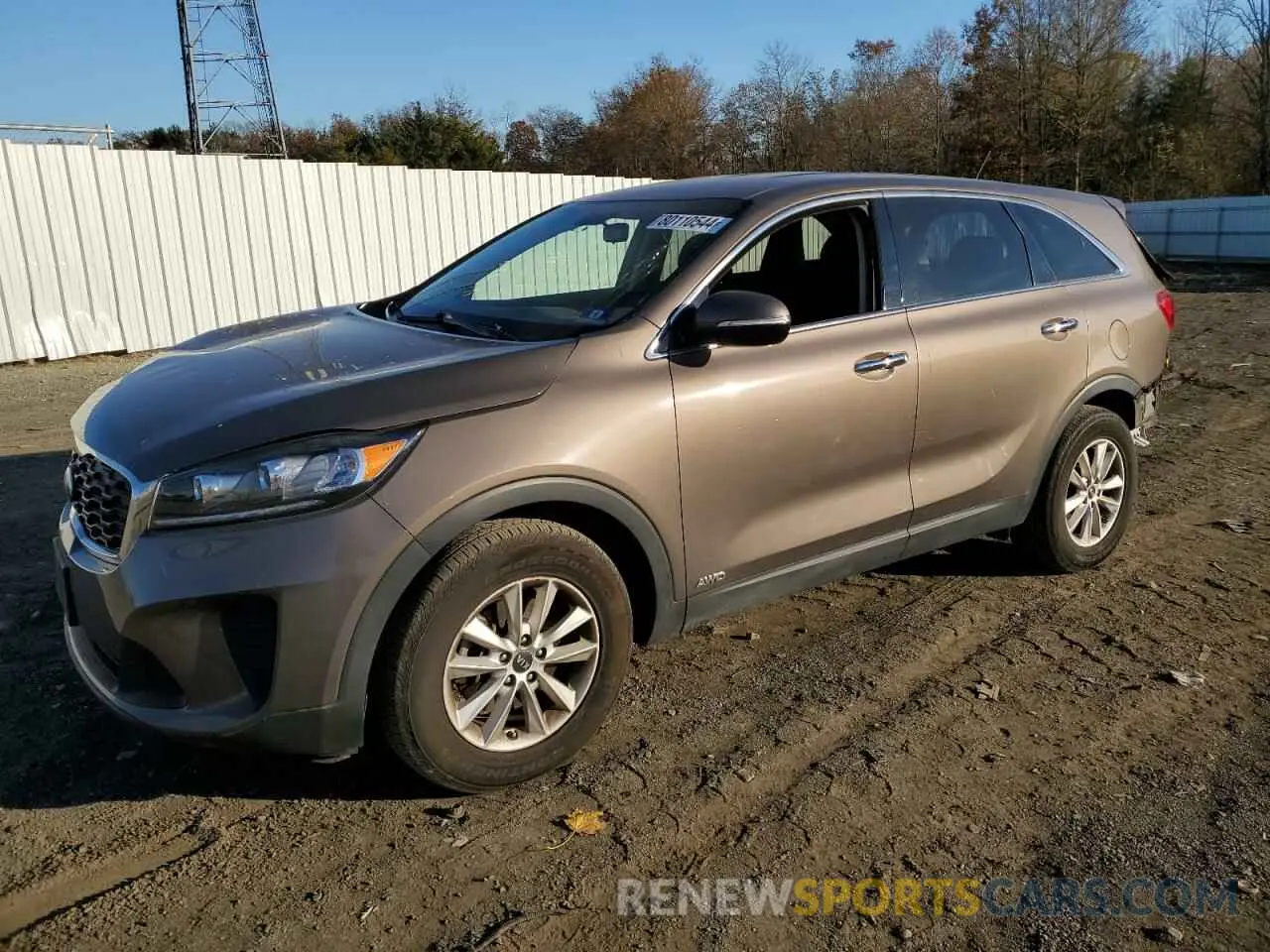 1 fotografías del automóvil dañado 5XYPGDA33KG574406 KIA SORENTO 2019