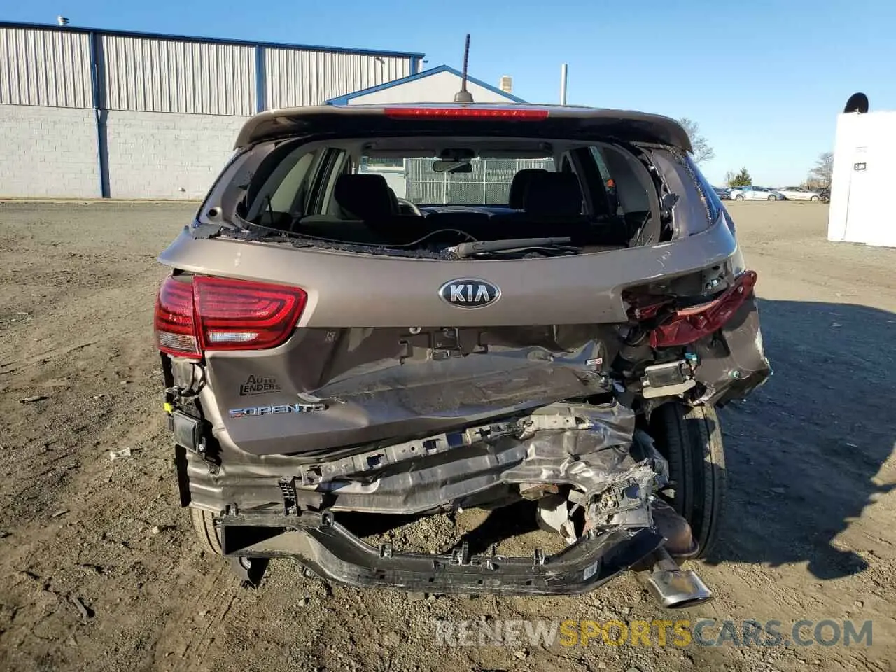 6 fotografías del automóvil dañado 5XYPGDA33KG574406 KIA SORENTO 2019
