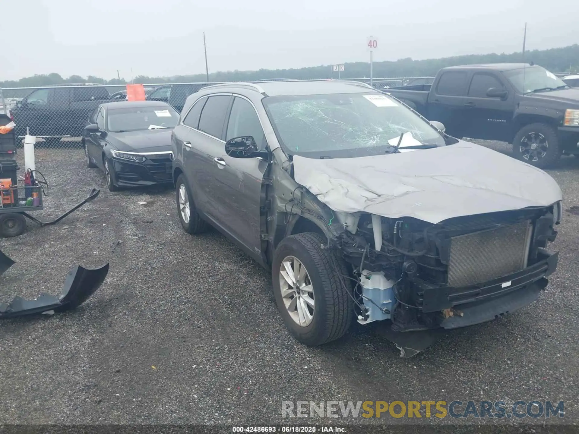 1 fotografías del automóvil dañado 5XYPGDA35KG438942 KIA SORENTO 2019