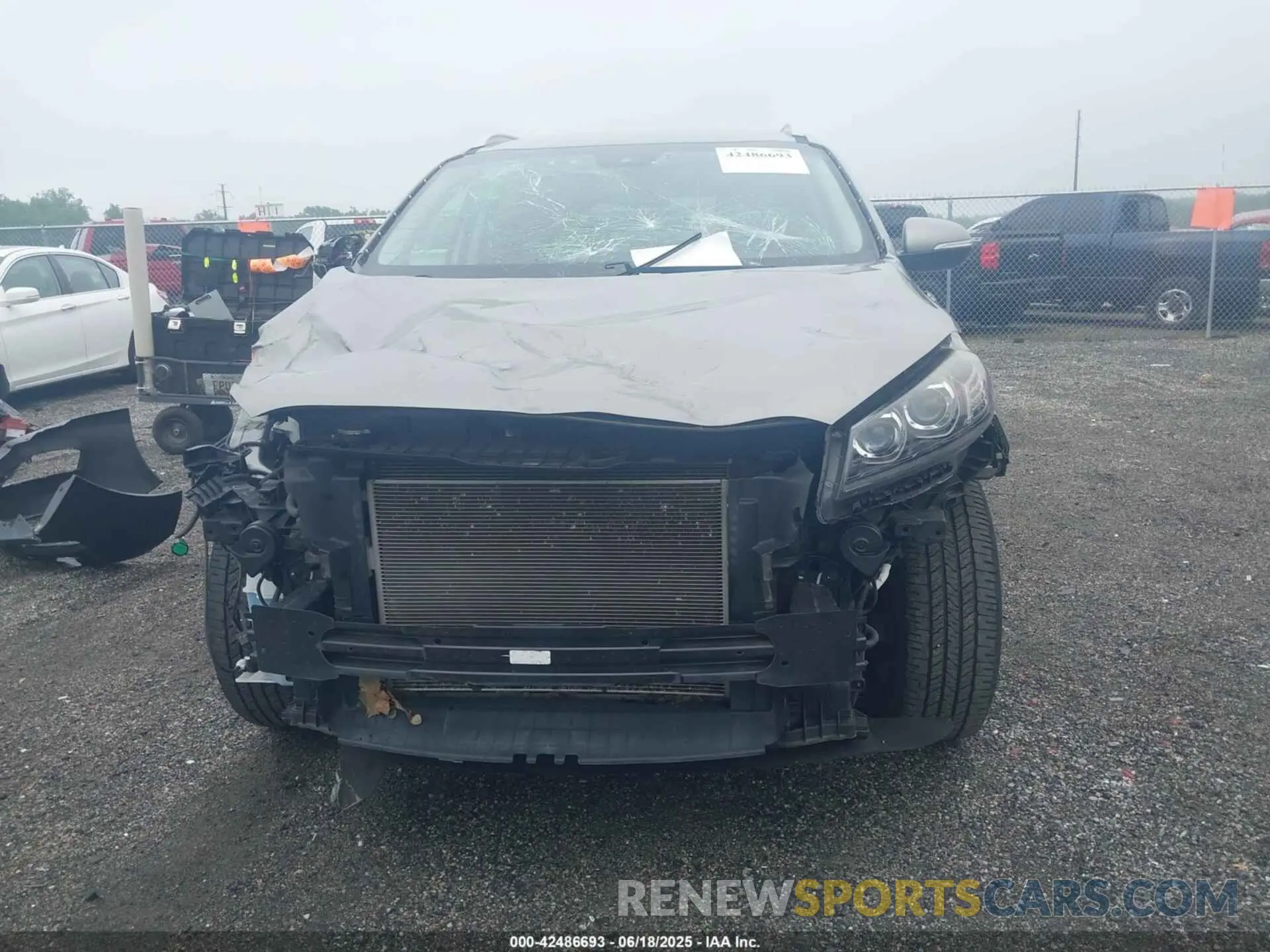 12 fotografías del automóvil dañado 5XYPGDA35KG438942 KIA SORENTO 2019