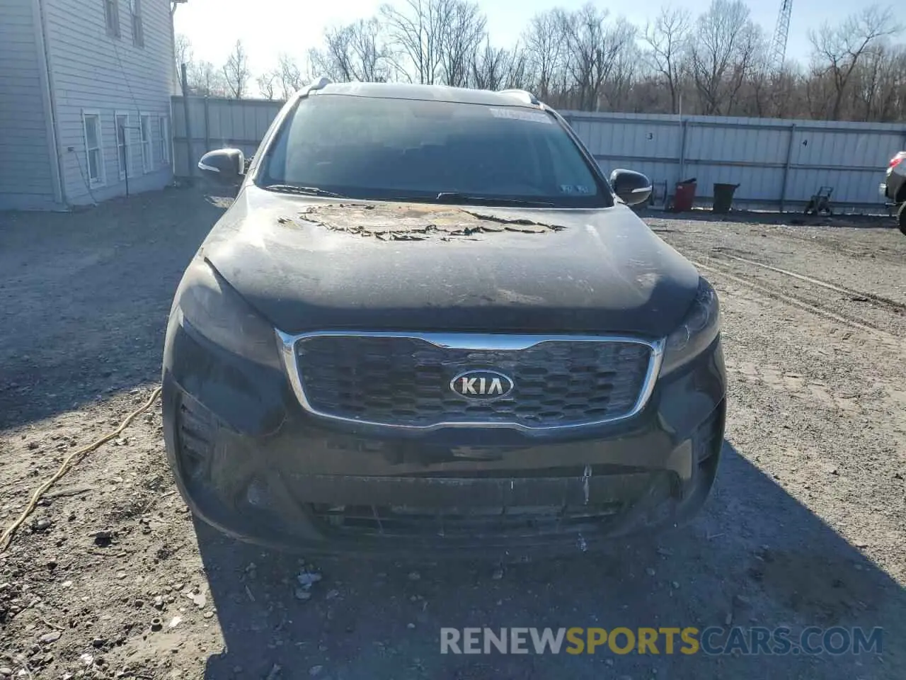5 fotografías del automóvil dañado 5XYPGDA35KG450640 KIA SORENTO 2019