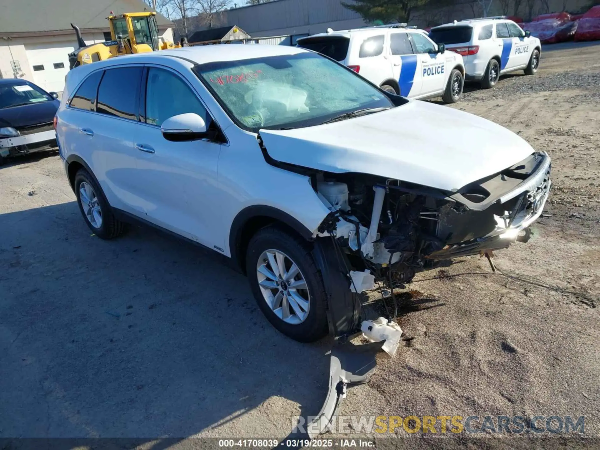 1 fotografías del automóvil dañado 5XYPGDA37KG526732 KIA SORENTO 2019
