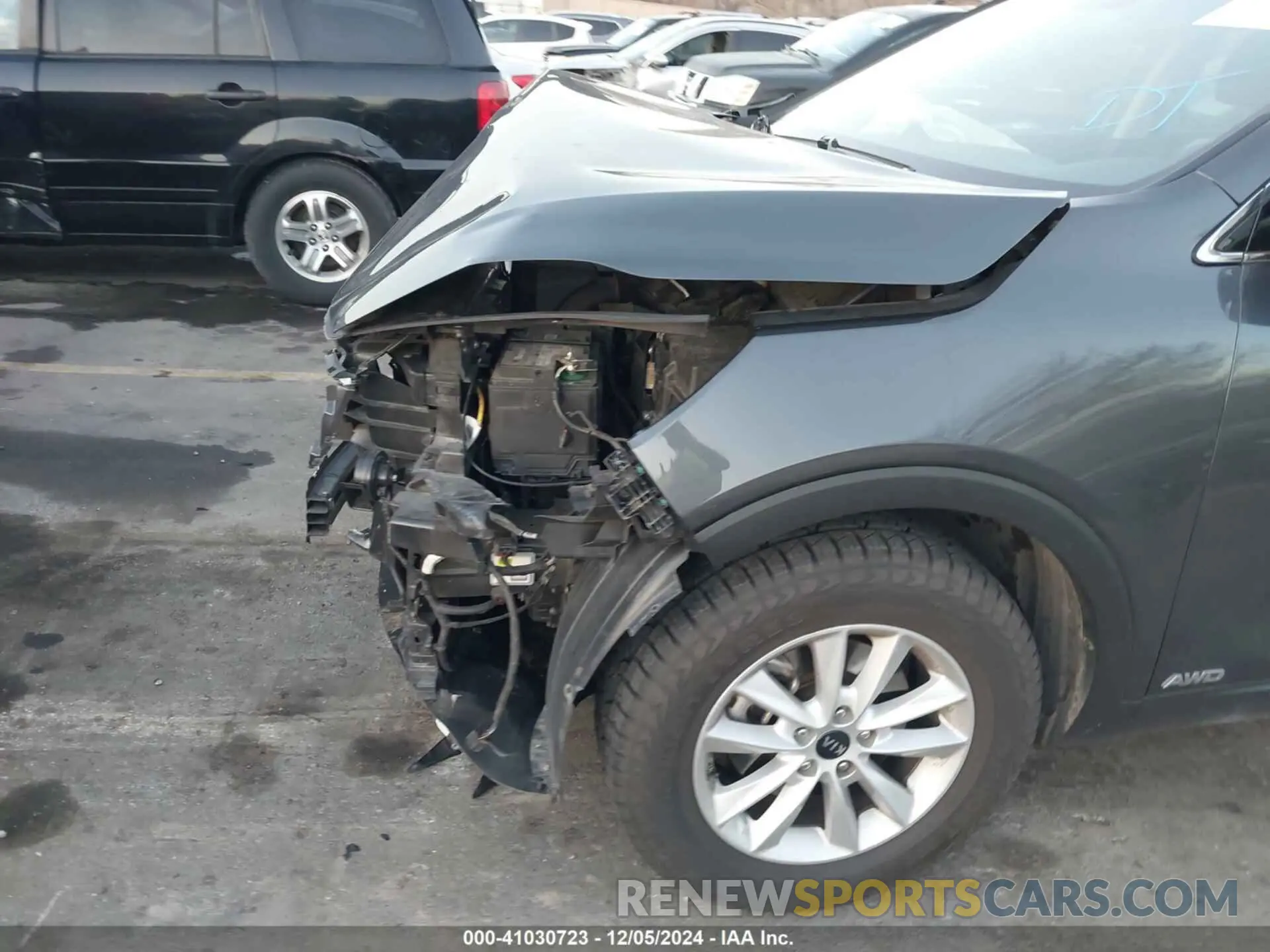 6 fotografías del automóvil dañado 5XYPGDA37KG529646 KIA SORENTO 2019