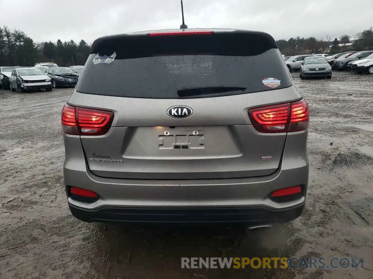 6 fotografías del automóvil dañado 5XYPGDA38KG429636 KIA SORENTO 2019