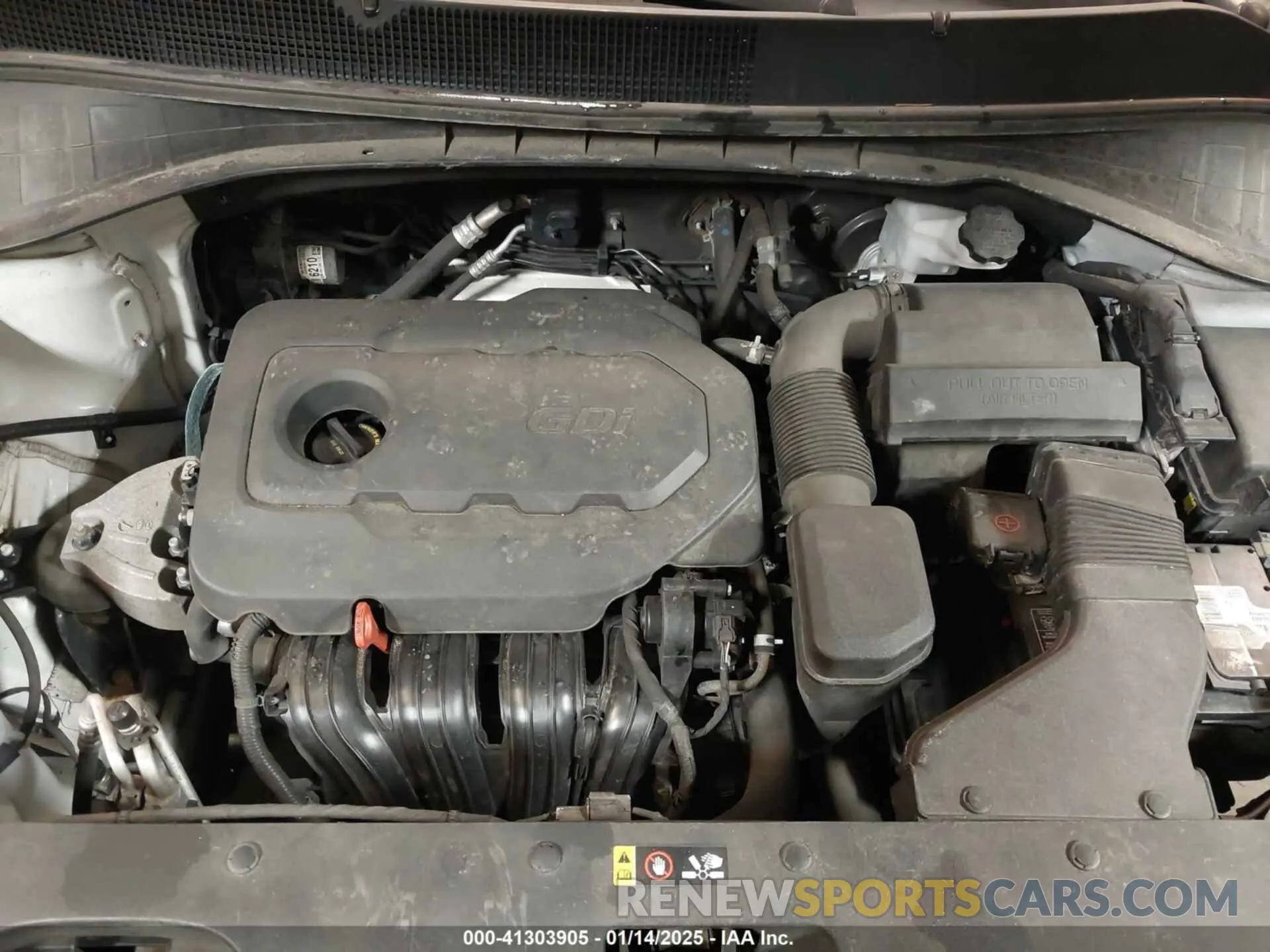 10 fotografías del automóvil dañado 5XYPGDA38KG558444 KIA SORENTO 2019