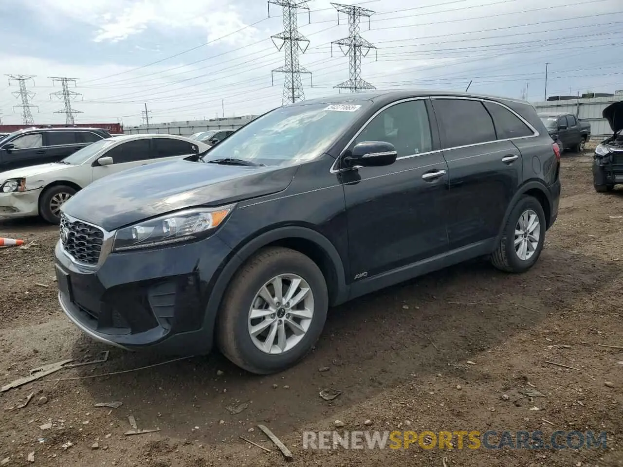 1 fotografías del automóvil dañado 5XYPGDA38KG574658 KIA SORENTO 2019