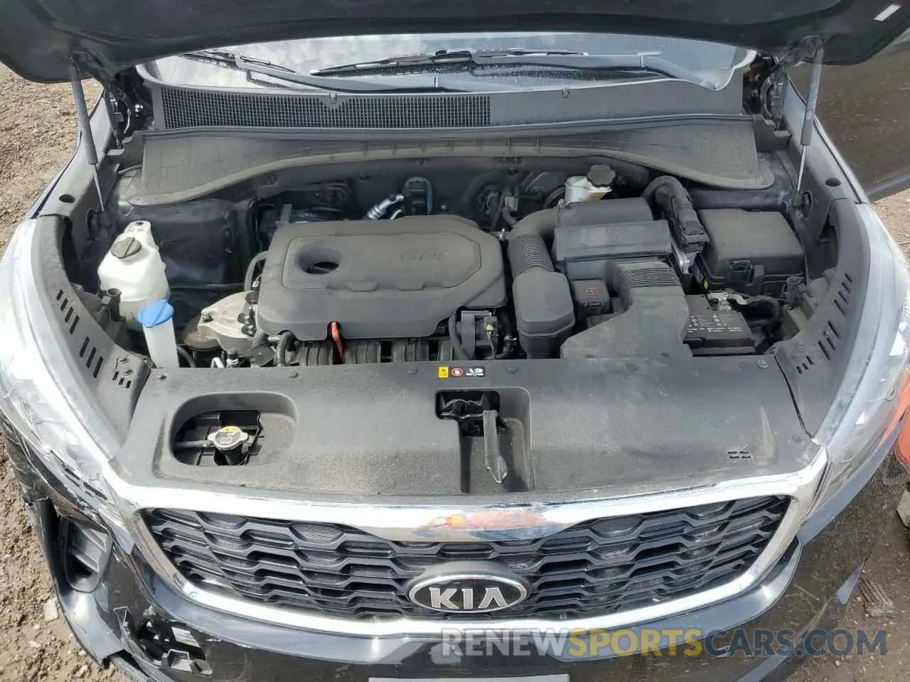12 fotografías del automóvil dañado 5XYPGDA38KG574658 KIA SORENTO 2019