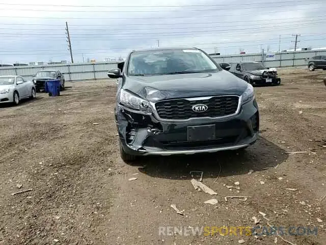 14 fotografías del automóvil dañado 5XYPGDA38KG574658 KIA SORENTO 2019
