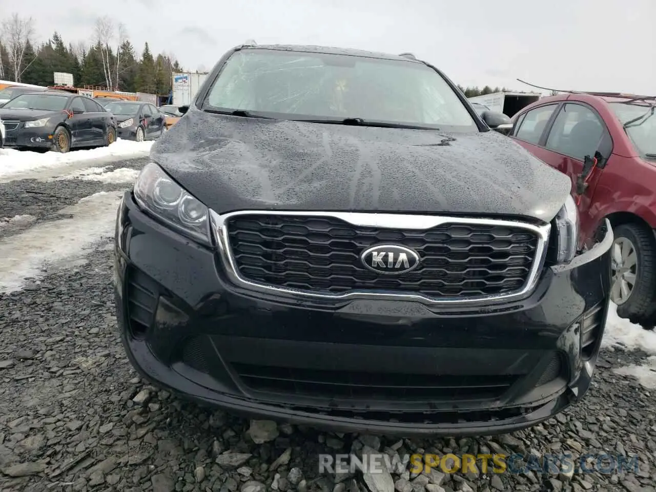 5 fotografías del automóvil dañado 5XYPGDA38KG606136 KIA SORENTO 2019
