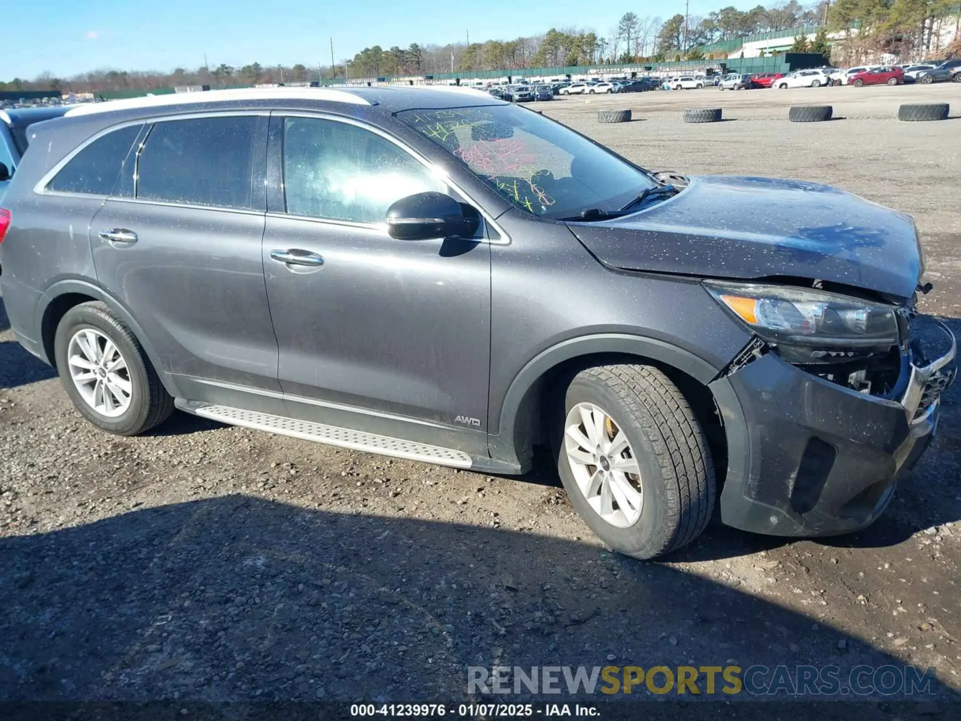 13 fotografías del automóvil dañado 5XYPGDA3XKG437009 KIA SORENTO 2019