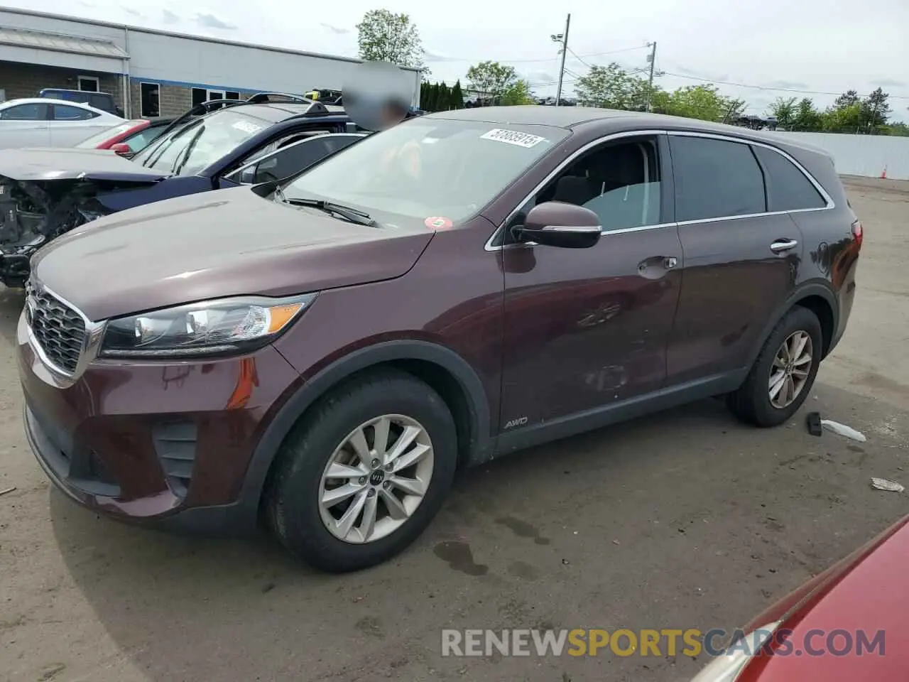 1 fotografías del automóvil dañado 5XYPGDA3XKG558803 KIA SORENTO 2019