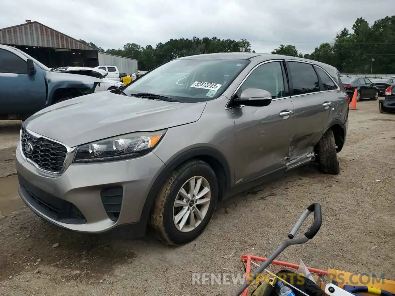 1 fotografías del automóvil dañado 5XYPGDA50KG488956 KIA SORENTO 2019