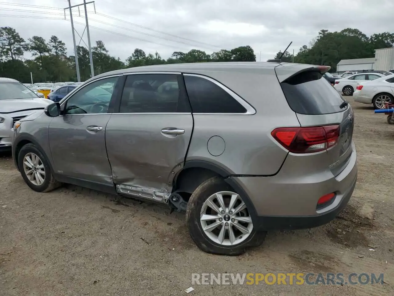 2 fotografías del automóvil dañado 5XYPGDA50KG488956 KIA SORENTO 2019