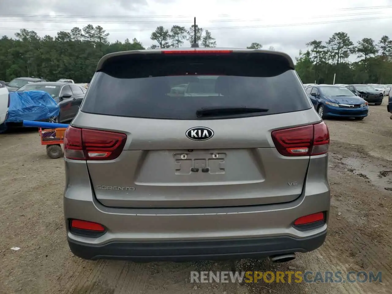 6 fotografías del automóvil dañado 5XYPGDA50KG488956 KIA SORENTO 2019