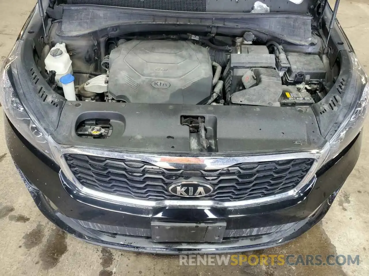 12 fotografías del automóvil dañado 5XYPGDA50KG492957 KIA SORENTO 2019