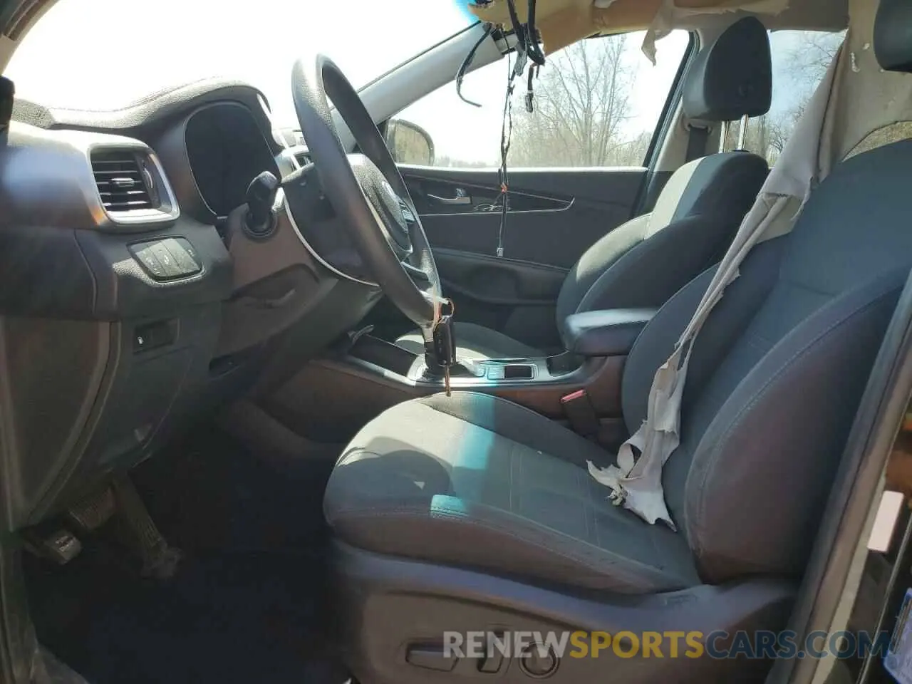 7 fotografías del automóvil dañado 5XYPGDA50KG522992 KIA SORENTO 2019