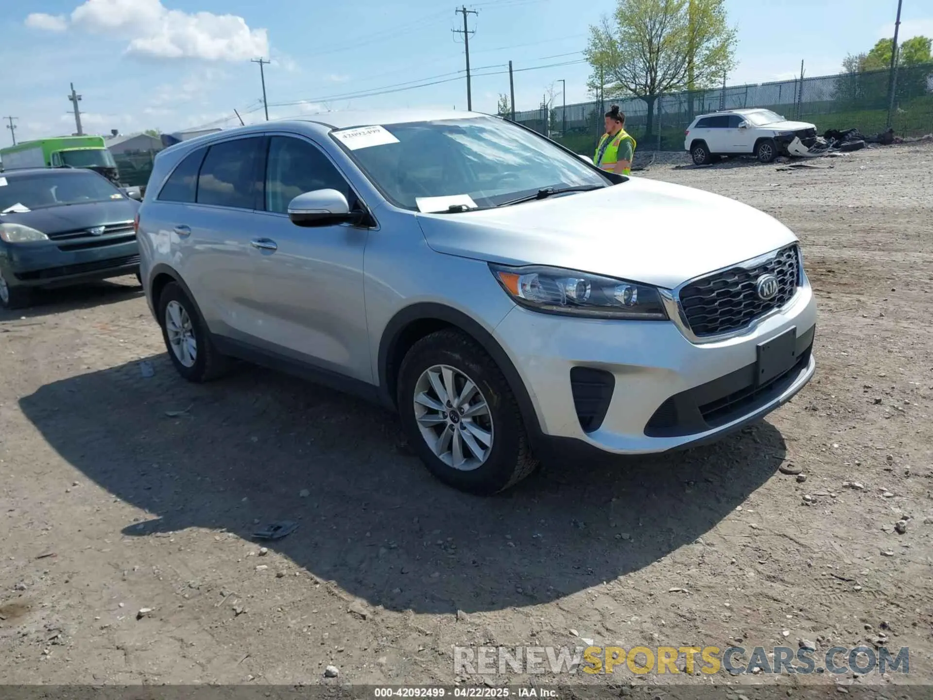 1 fotografías del automóvil dañado 5XYPGDA51KG571442 KIA SORENTO 2019