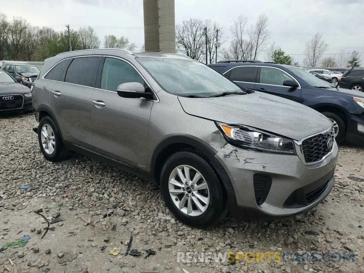 4 fotografías del automóvil dañado 5XYPGDA52KG457496 KIA SORENTO 2019