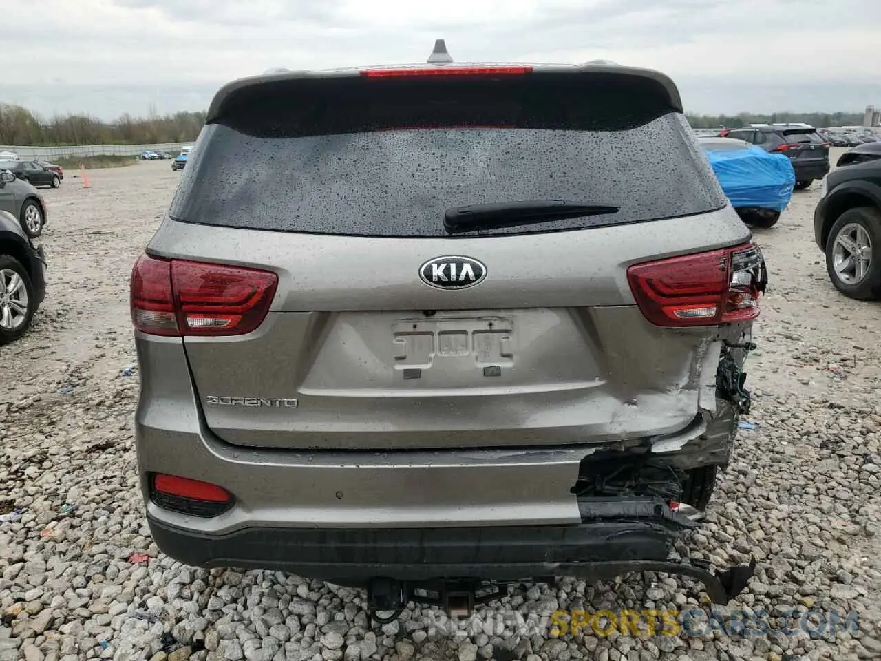 6 fotografías del automóvil dañado 5XYPGDA52KG457496 KIA SORENTO 2019