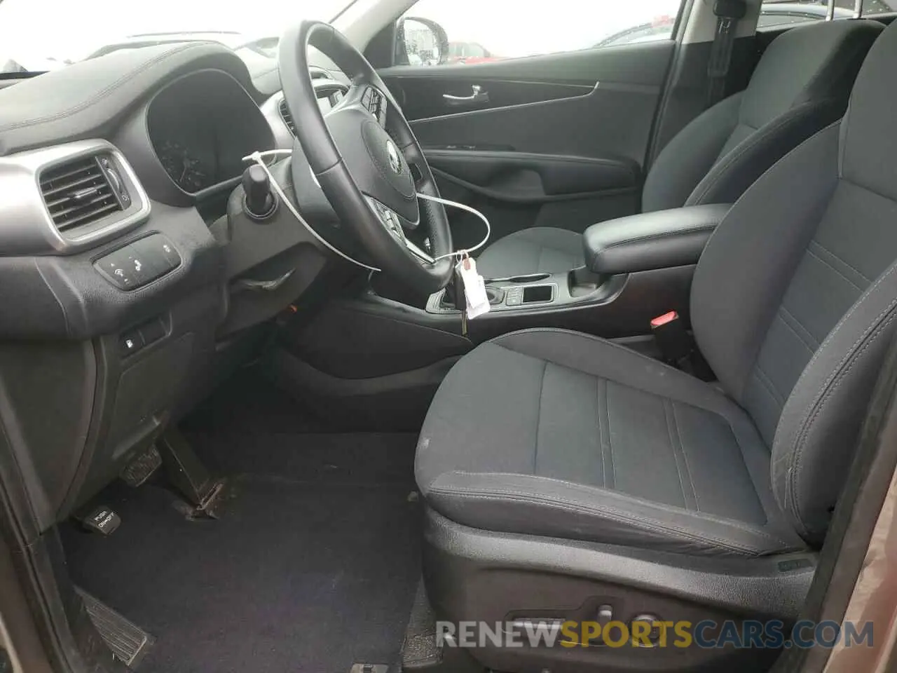 7 fotografías del automóvil dañado 5XYPGDA52KG457496 KIA SORENTO 2019