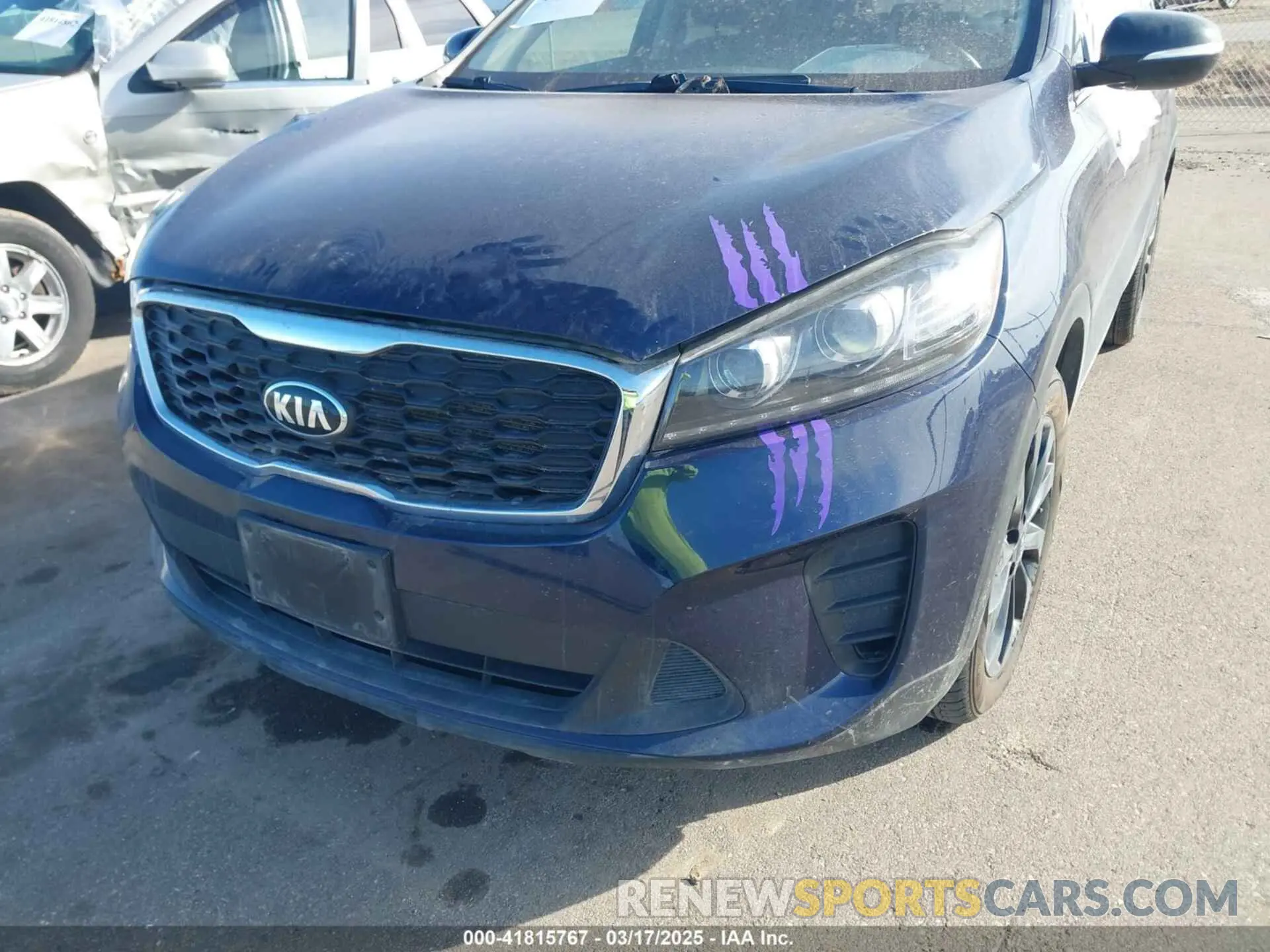6 fotografías del automóvil dañado 5XYPGDA52KG602679 KIA SORENTO 2019