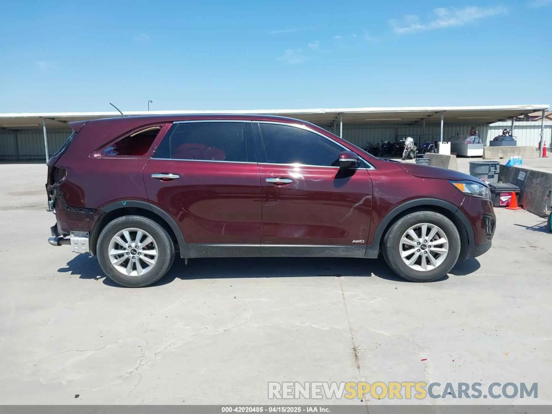 14 fotografías del automóvil dañado 5XYPGDA53KG444952 KIA SORENTO 2019