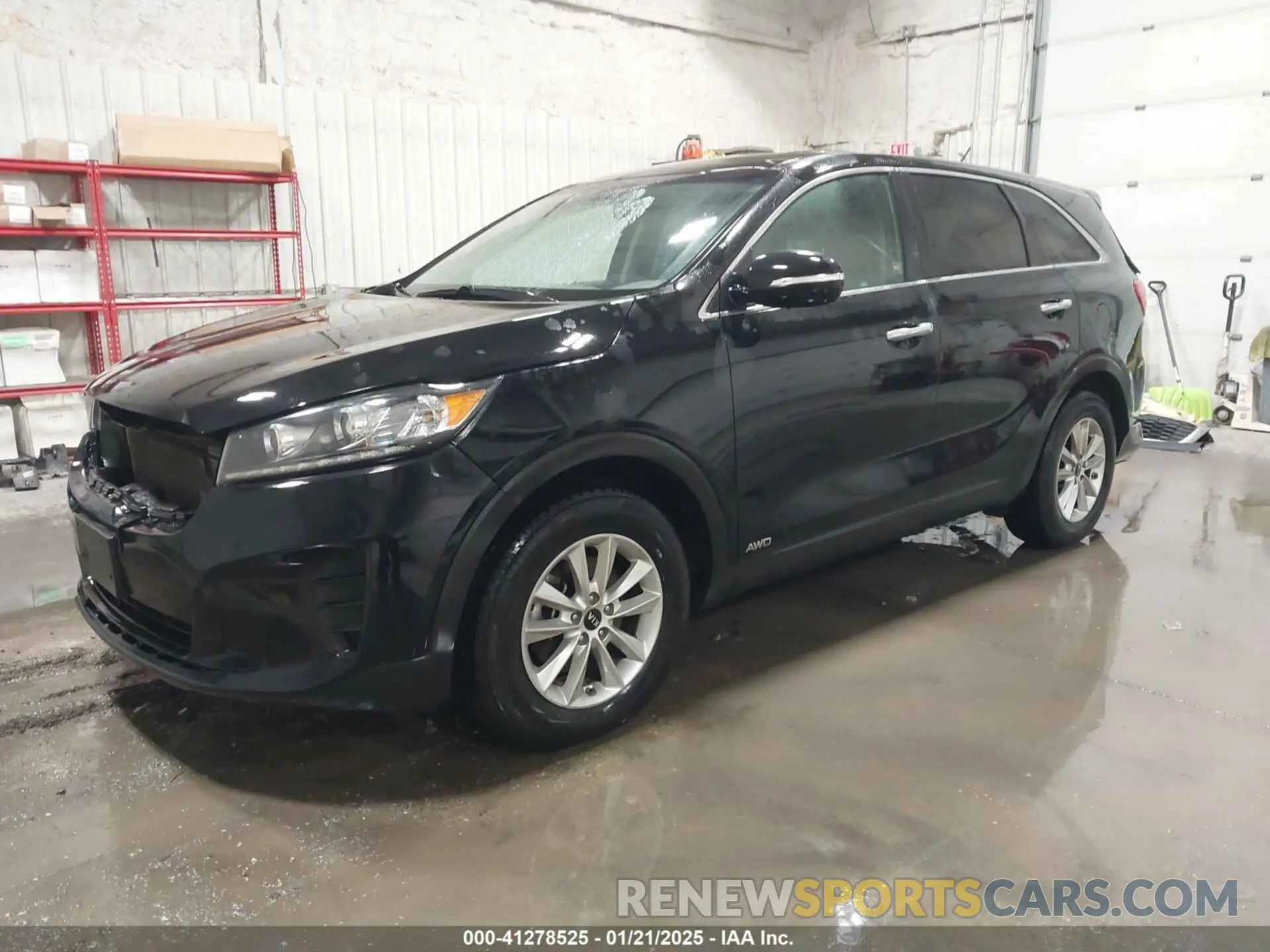 2 fotografías del automóvil dañado 5XYPGDA53KG449911 KIA SORENTO 2019