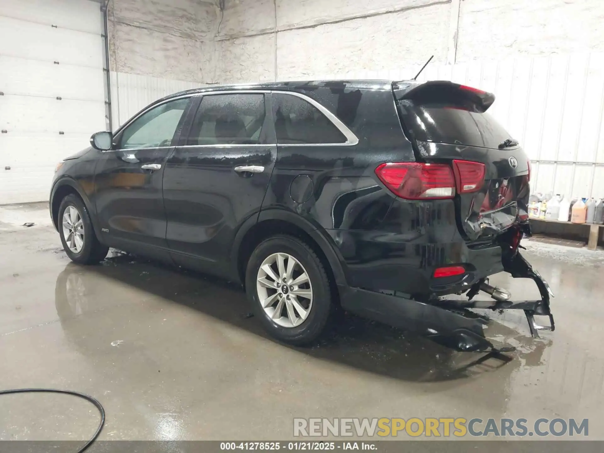 3 fotografías del automóvil dañado 5XYPGDA53KG449911 KIA SORENTO 2019
