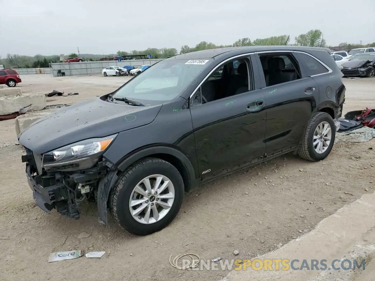 1 fotografías del automóvil dañado 5XYPGDA54KG444104 KIA SORENTO 2019