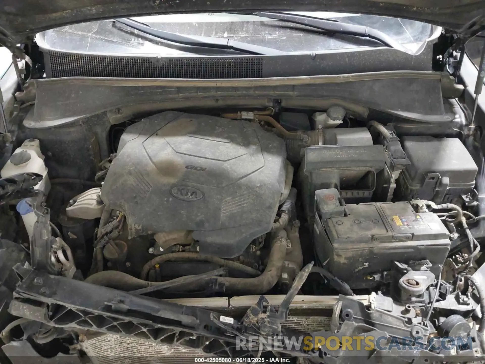 10 fotografías del automóvil dañado 5XYPGDA54KG584282 KIA SORENTO 2019